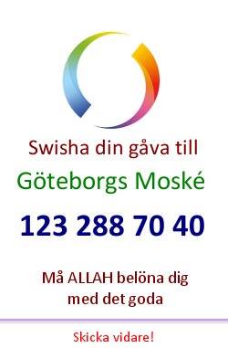 Nu kan du Swisha ditt bidrag till Göteborgs Moské.